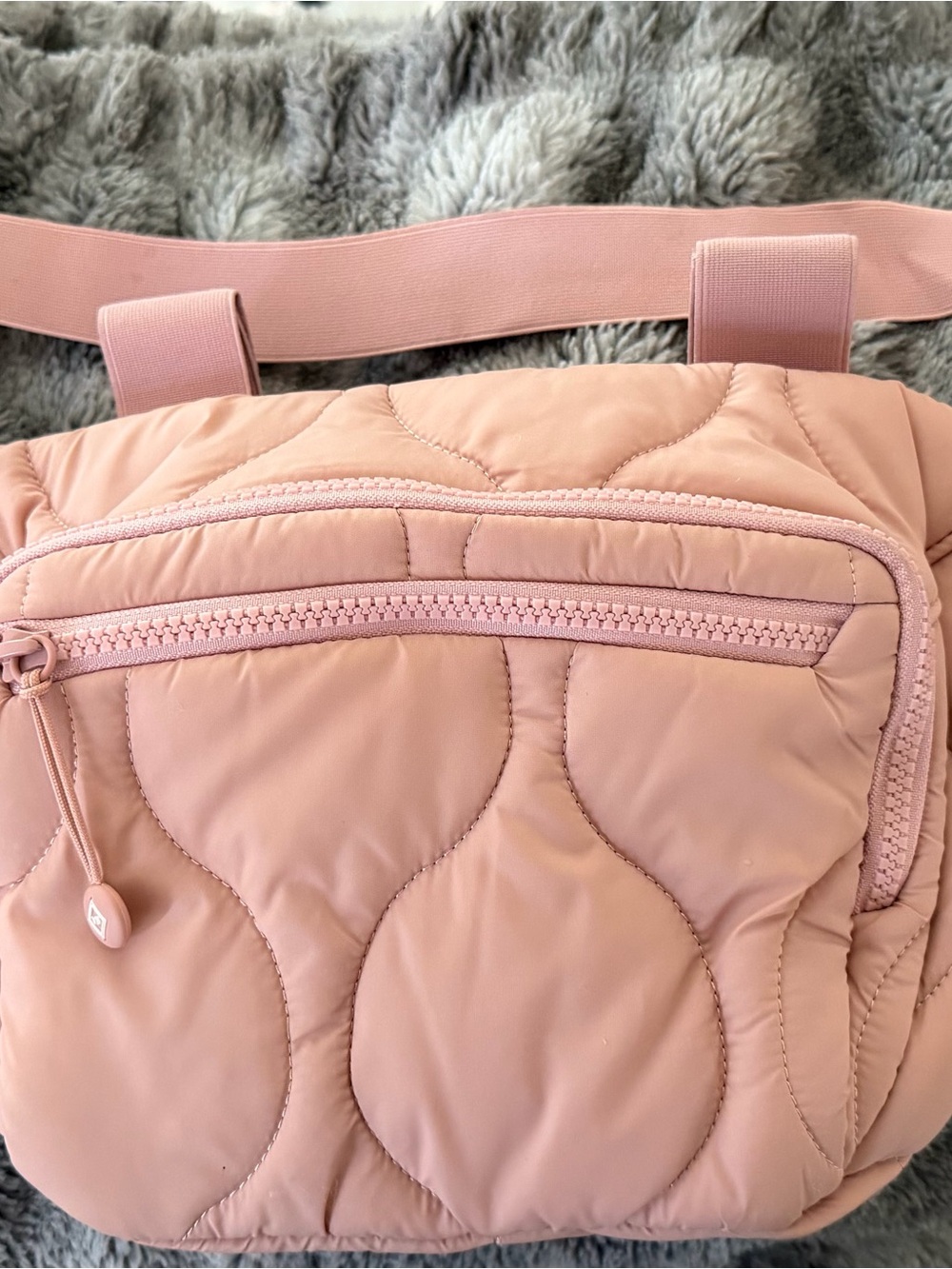 Vera Bradley Blush Quilted Crossbody Bag